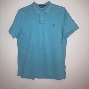 Polo Ralph Lauren Custom Slim Fit Pique Polo Shirt Mens L